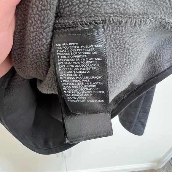 The North Face Pullover Gray 1/4 Zip Fleece Outdoors Hiking Jacket Men’s Medium - Picture 6 of 9